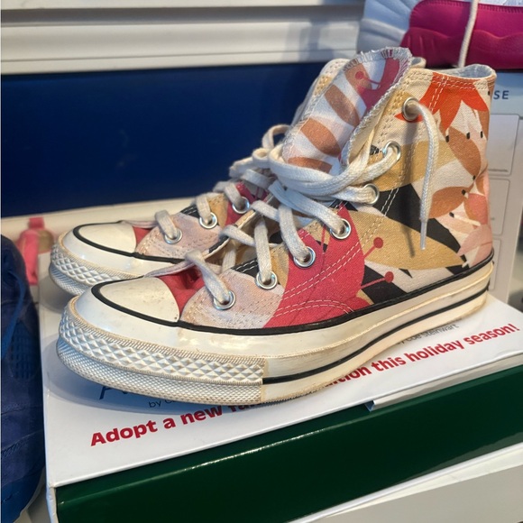 Converse Abstract Multicolor High-Tops - Picture 2 of 3